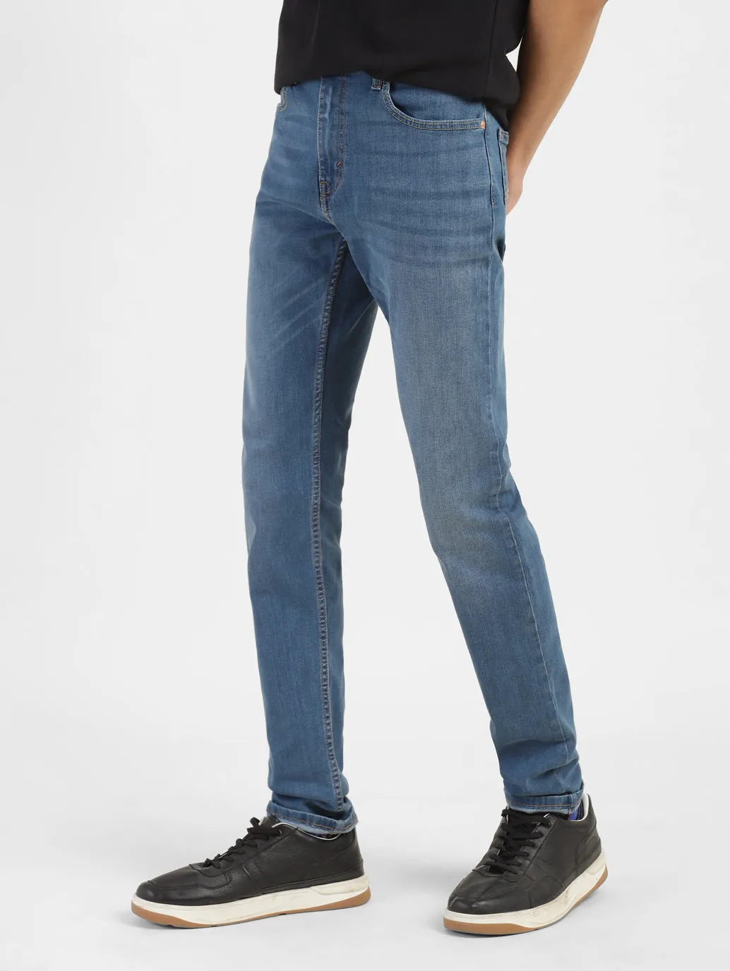 Men's 512 Blue Tapered Fit Mid Rise Jeans