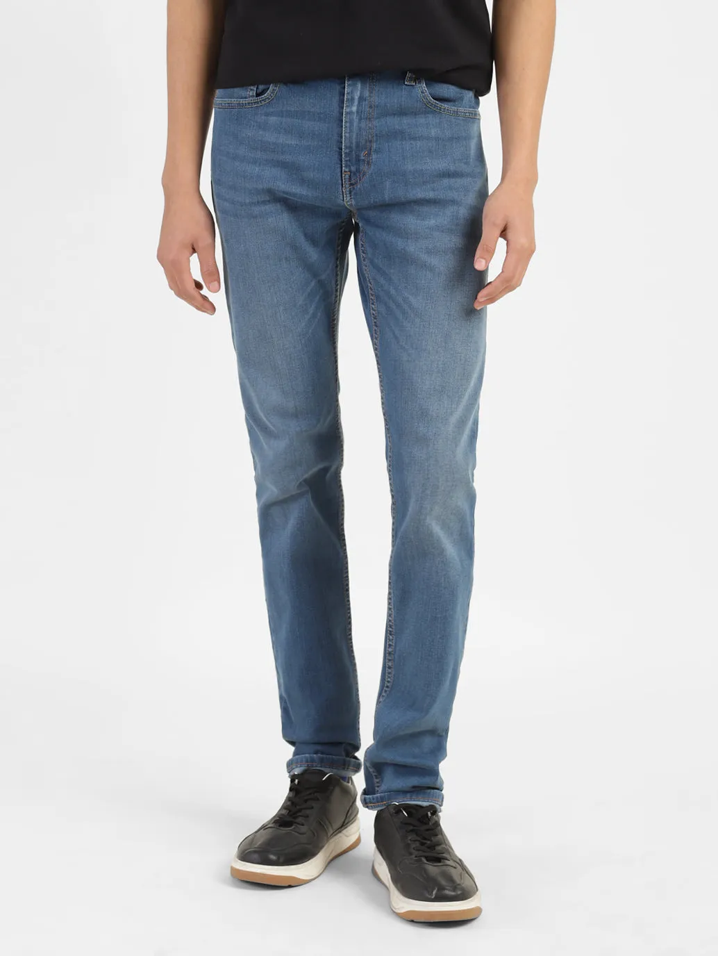 Men's 512 Blue Tapered Fit Mid Rise Jeans