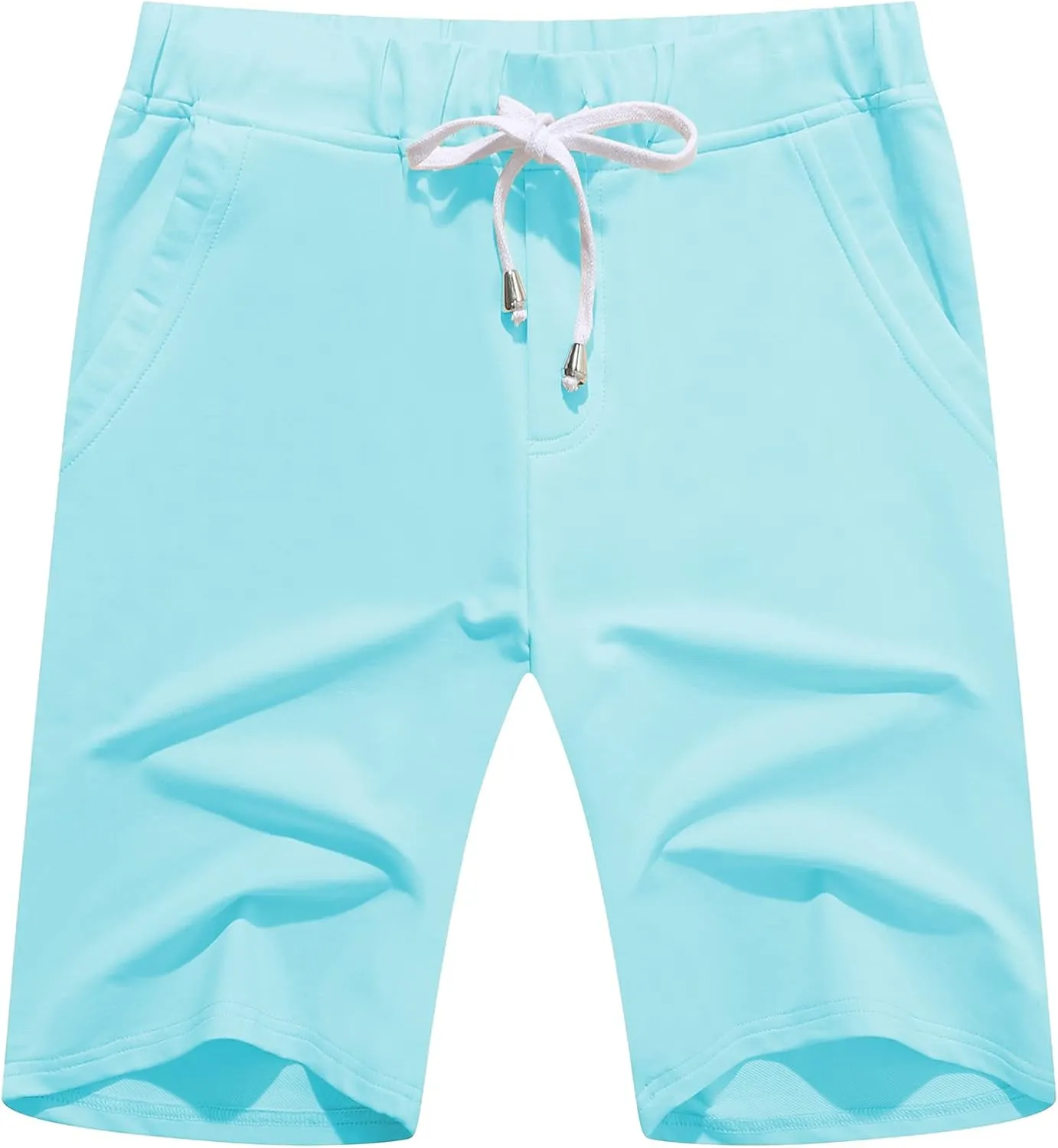 Men's Casual Elastic Jogger Shorts - Gym Active Shorts with Pockets for Comfort & Style