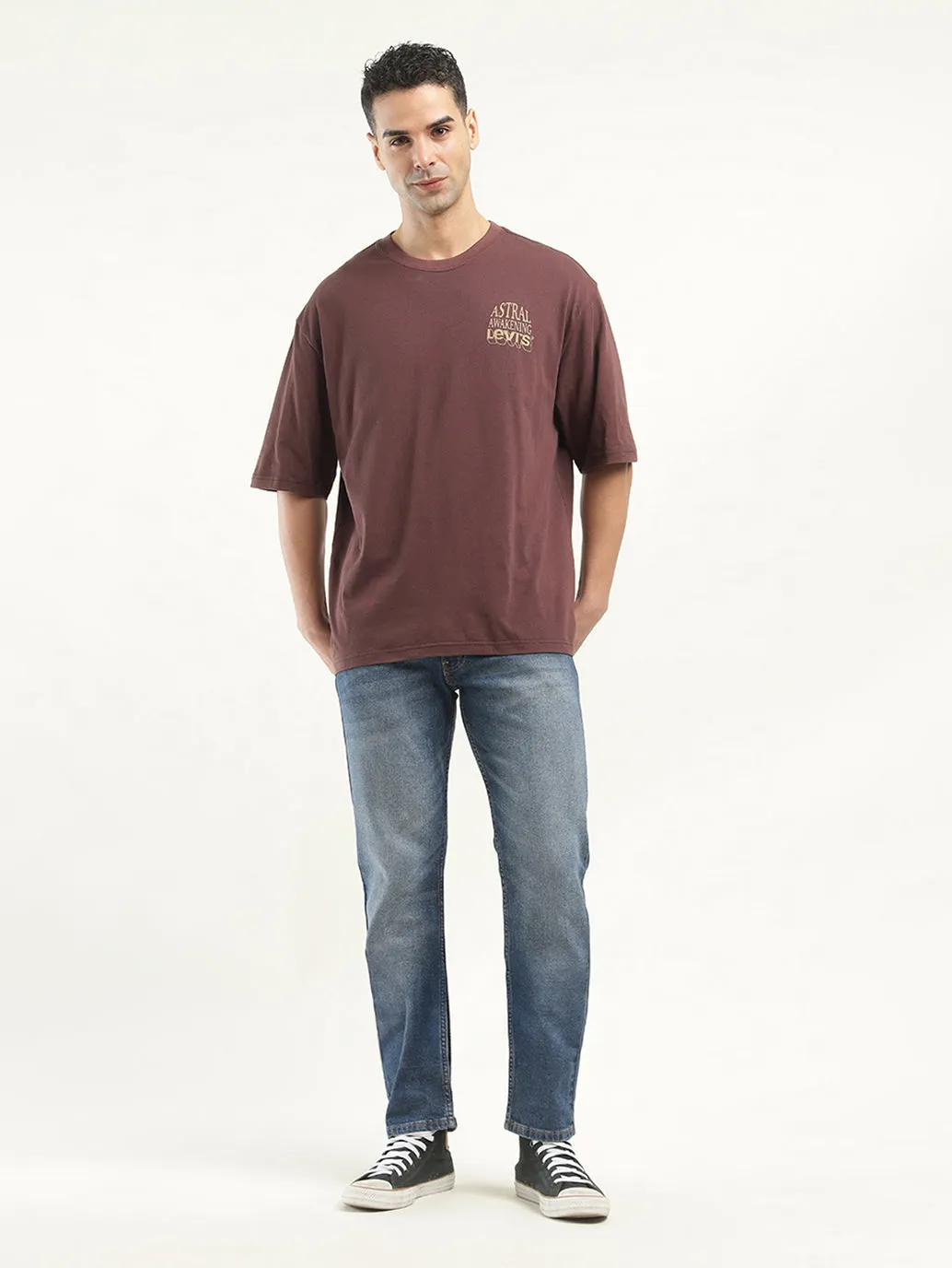 Men's Graphic Print Loose Fit T-shirt