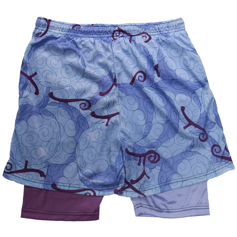 Men's Gym Shorts Double Layer