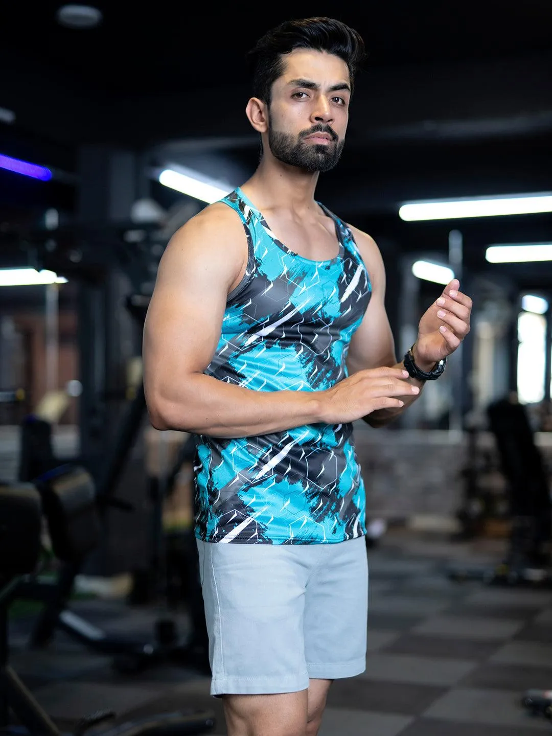 Mens Gym Tanktop Sleeveless Sports Vest
