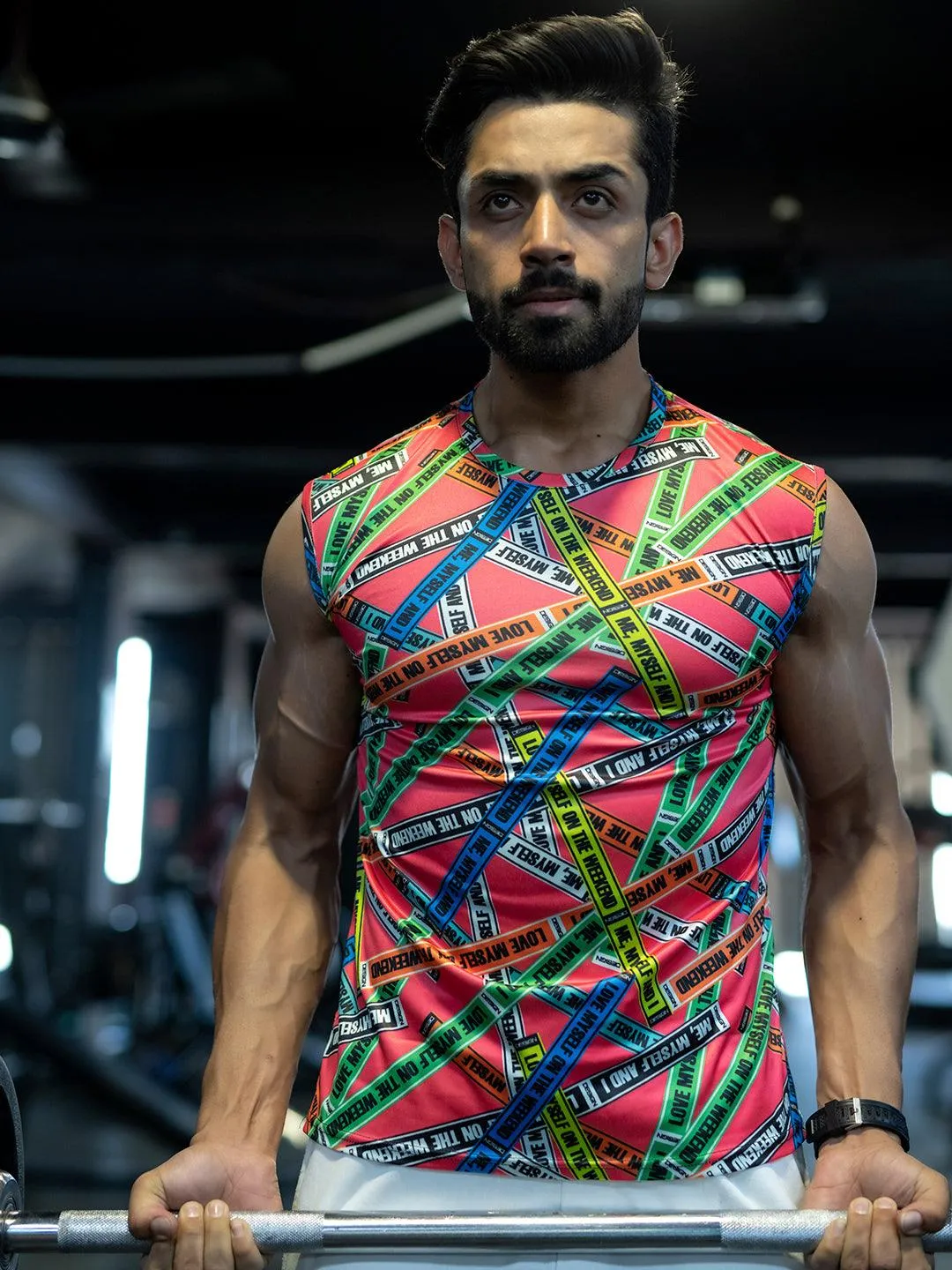 Mens Gym Tanktop Sleeveless Sports Vest