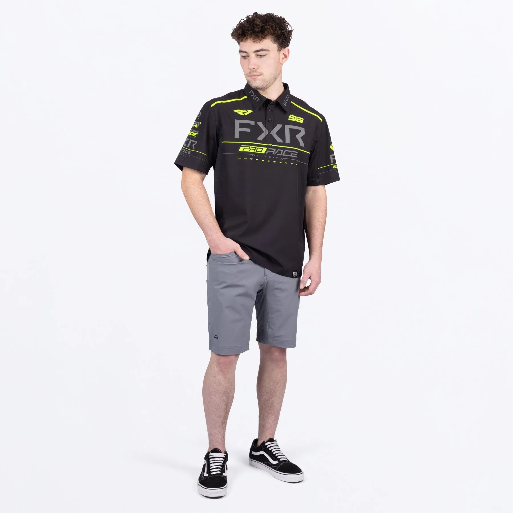 Men's Race Div Performance UPF Polo Shirt