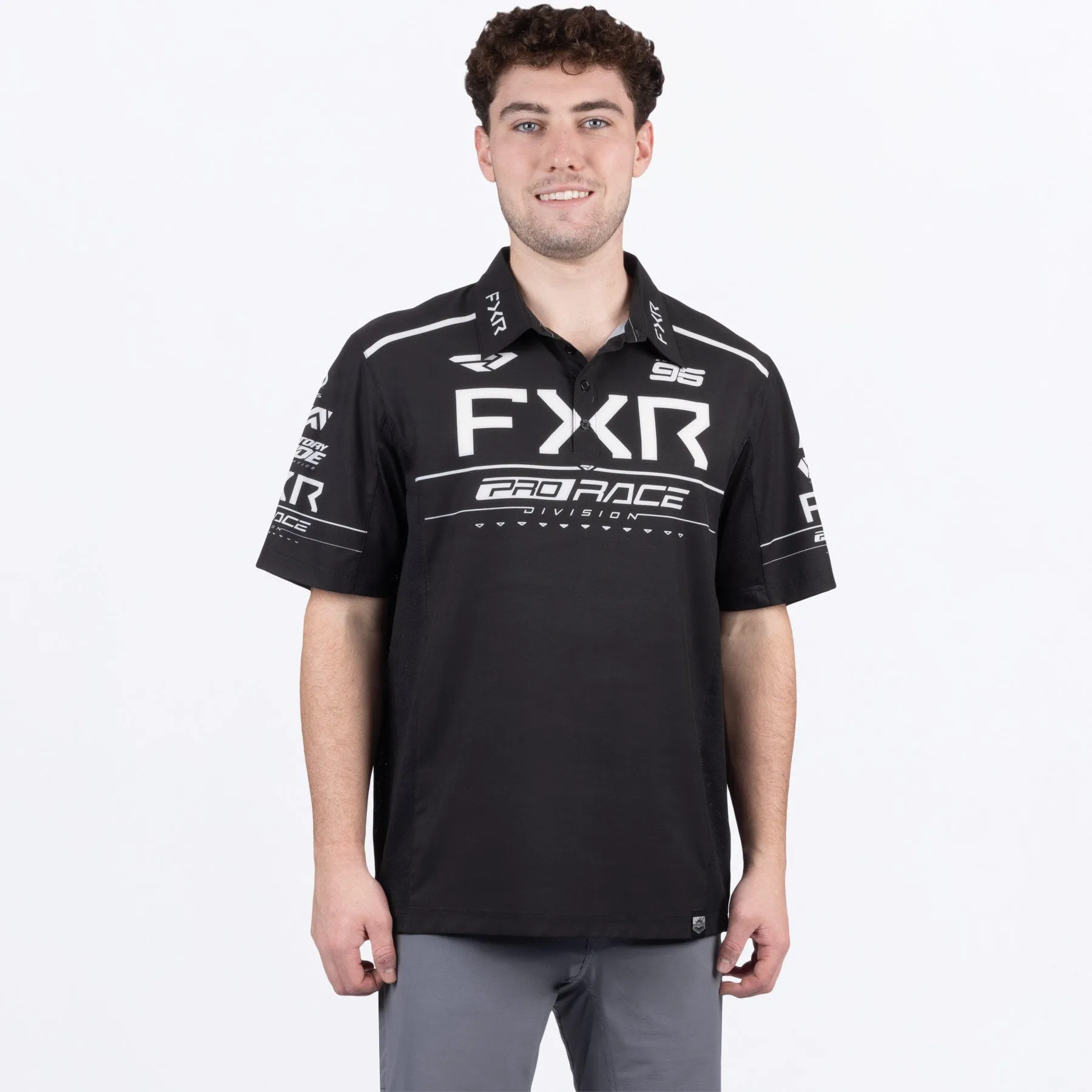 Men's Race Div Performance UPF Polo Shirt