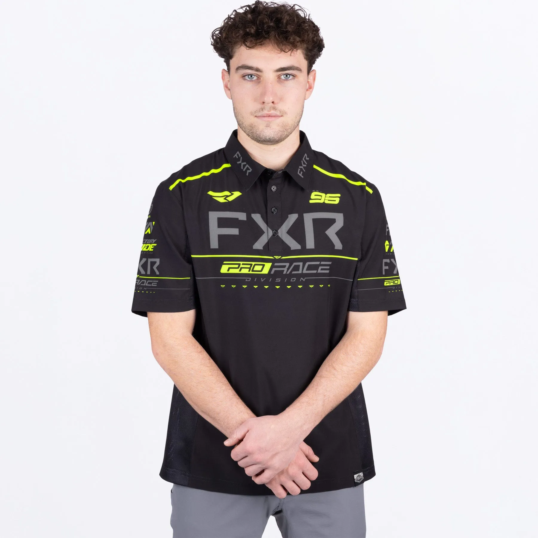 Men's Race Div Performance UPF Polo Shirt