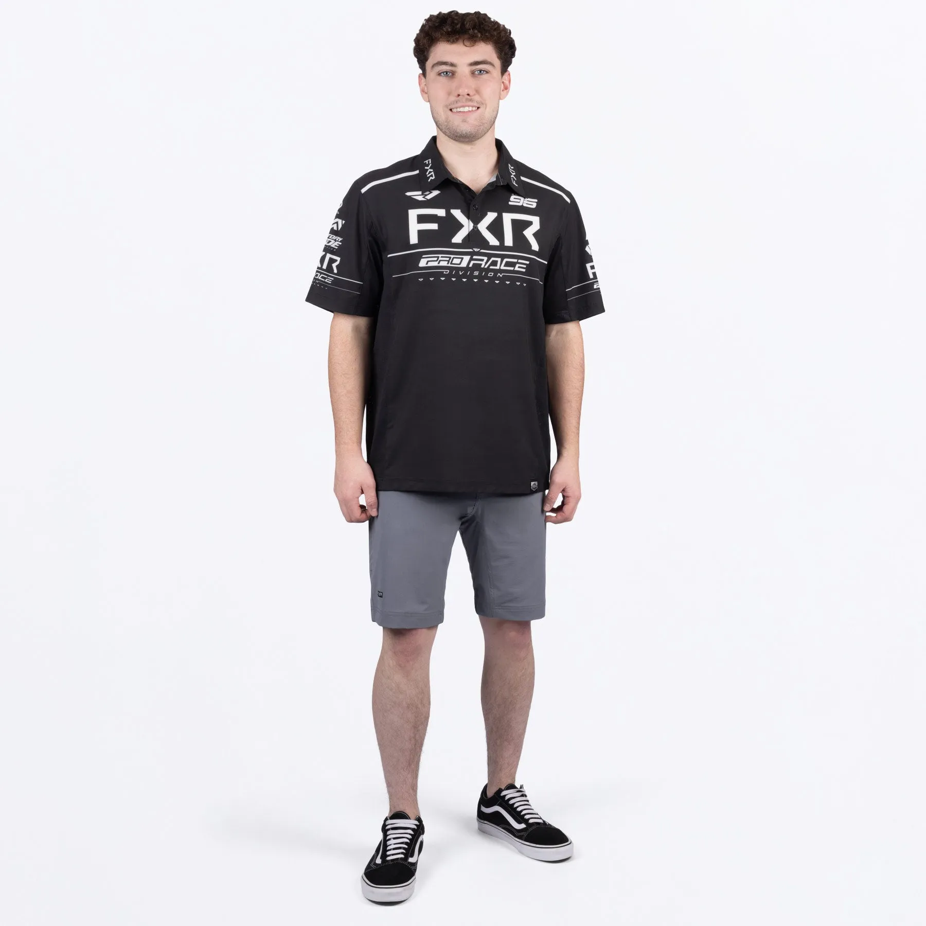 Men's Race Div Performance UPF Polo Shirt