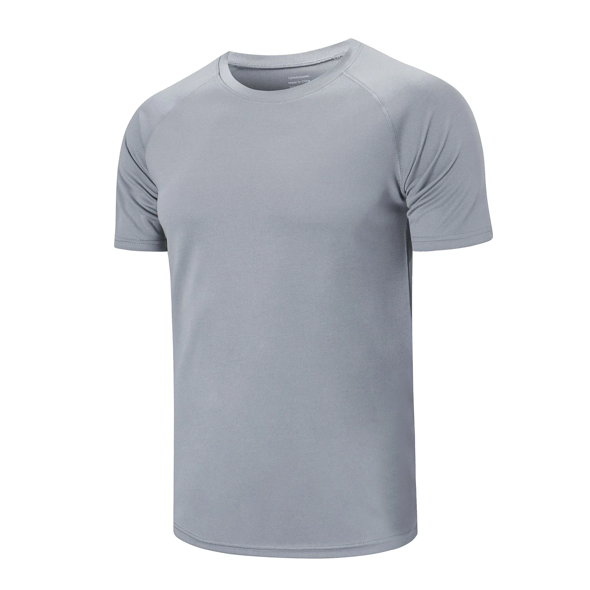 Mens Running Shirts, Workout Tops Men Sport Fitness Shirts Gym Tops Men Crew Neck Breathable T-Shirt
