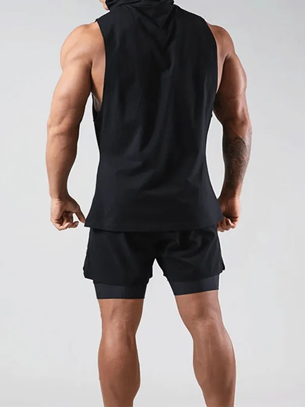 Men's Sports Breathable Hooded Vest