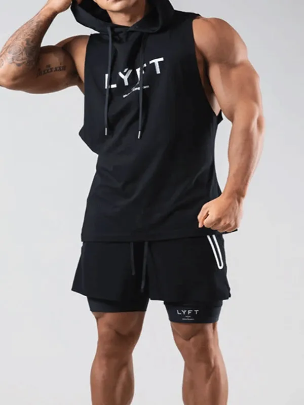 Men's Sports Breathable Hooded Vest