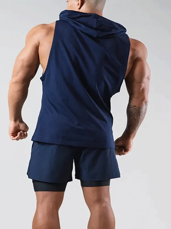 Men's Sports Breathable Hooded Vest
