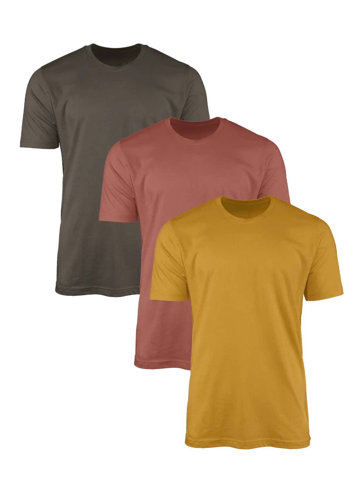 Mens T-Shirts Short Sleeve Crew Neck 3 Pack - Jackson