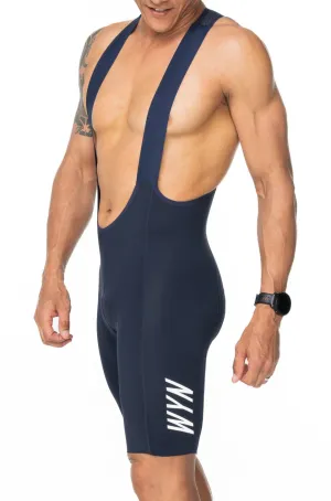 Men's WC23 LTD Velocity 2.0 Cycling Bib Shorts  - Navy/Silver