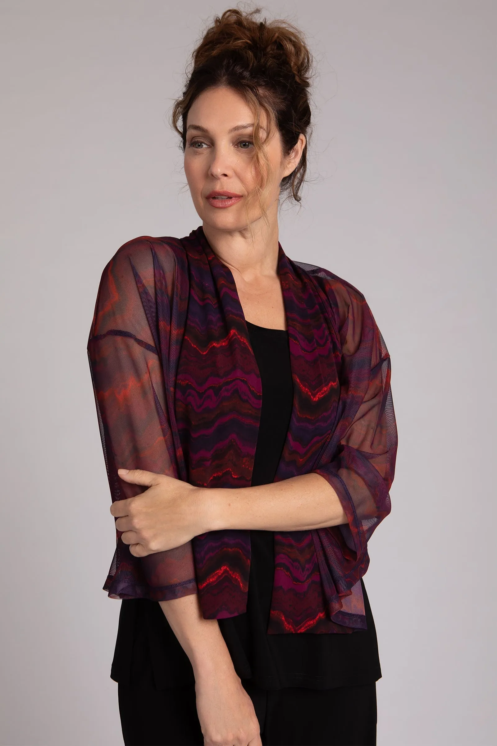 Mesh Mezza Luna Cardigan