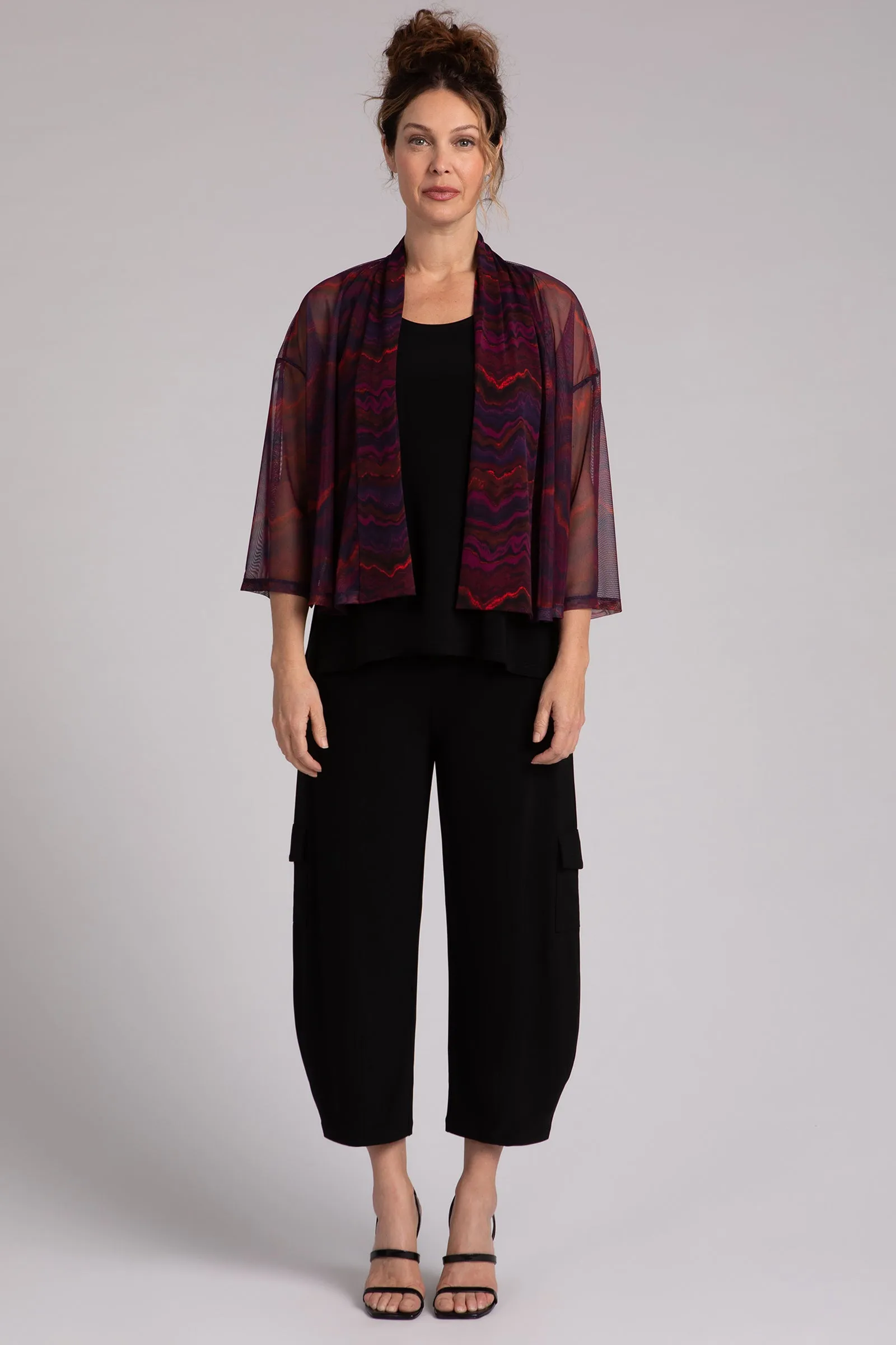 Mesh Mezza Luna Cardigan