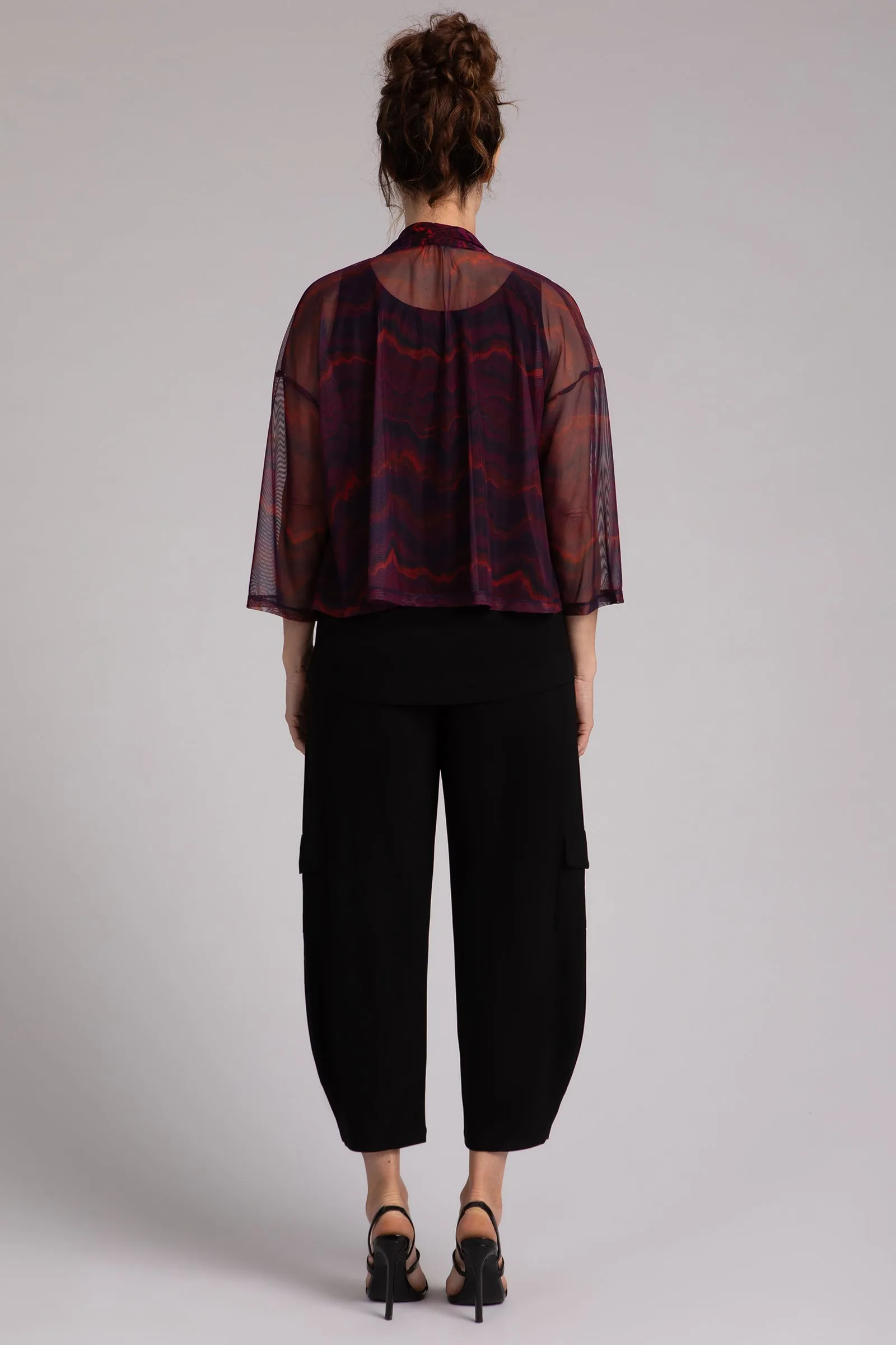 Mesh Mezza Luna Cardigan
