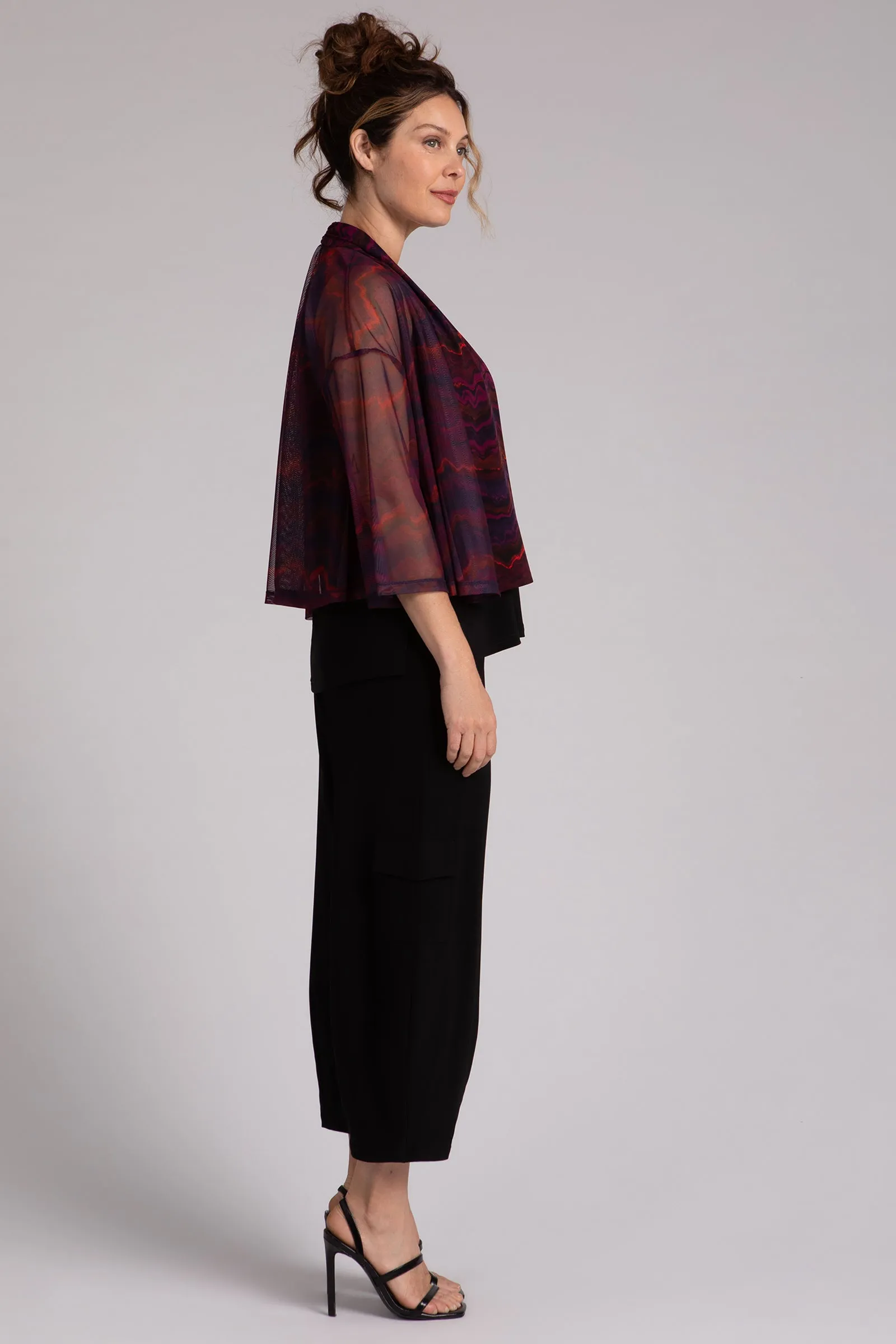 Mesh Mezza Luna Cardigan