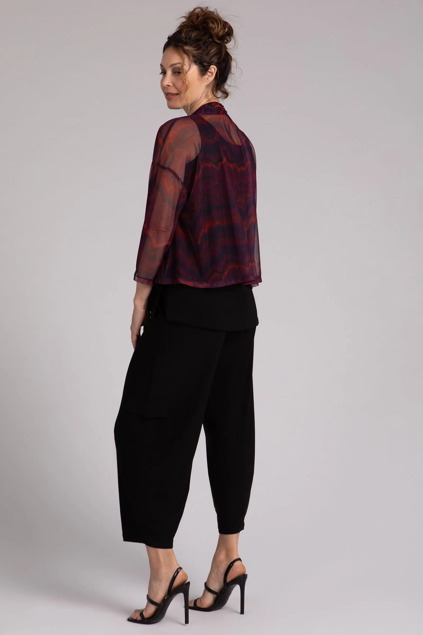 Mesh Mezza Luna Cardigan