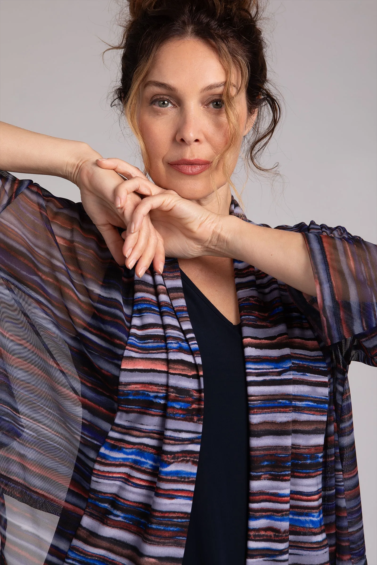 Mesh Mezza Luna Cardigan