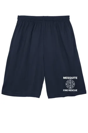 Mesquite Fire Polyester Shorts w/ Pockets