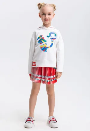 Mickey Mouse Pleated Skirt With Cycling Shorts