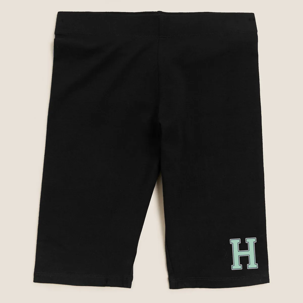 MiniVIP© Personalised Varisty Letters Black Cycling Shorts