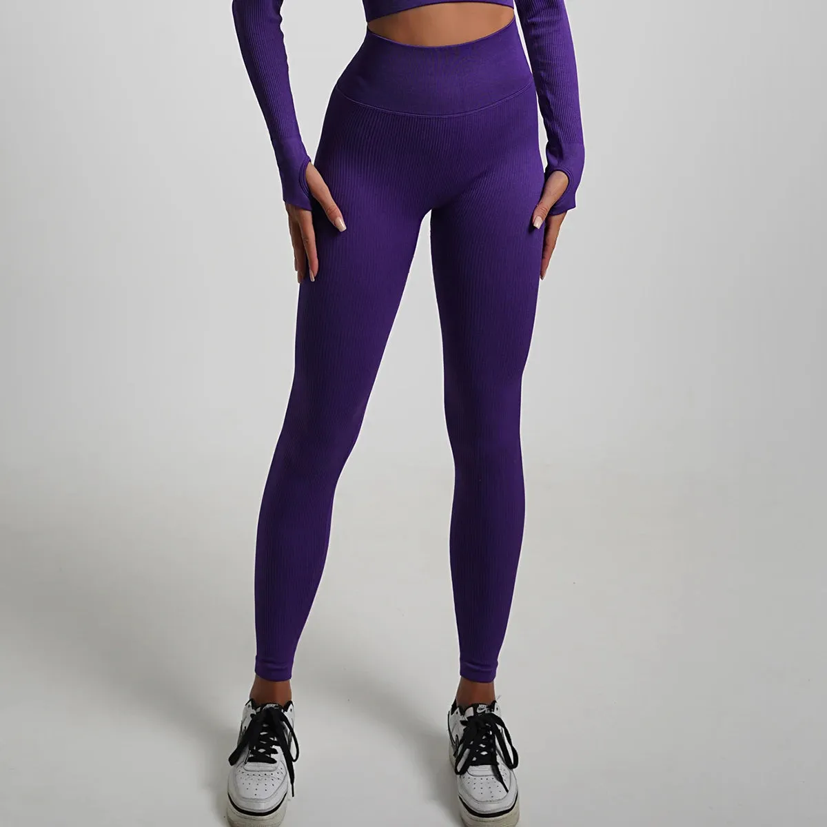 Move Like Diva Seamless Gym Yoga Leggings