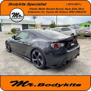 Mr Plastic Made Rocket Bunny Style Side Skirt Extension For Toyota 86 / Subaru BRZ 2012-2021