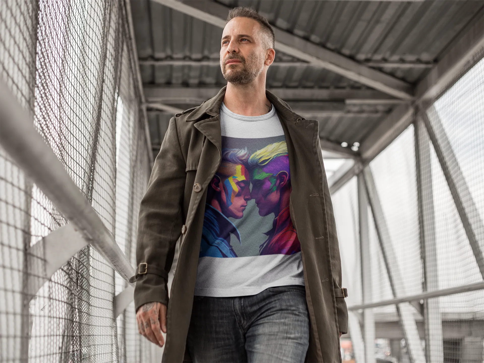 MUS Exclusive Design T-Shirt Two Pride Men