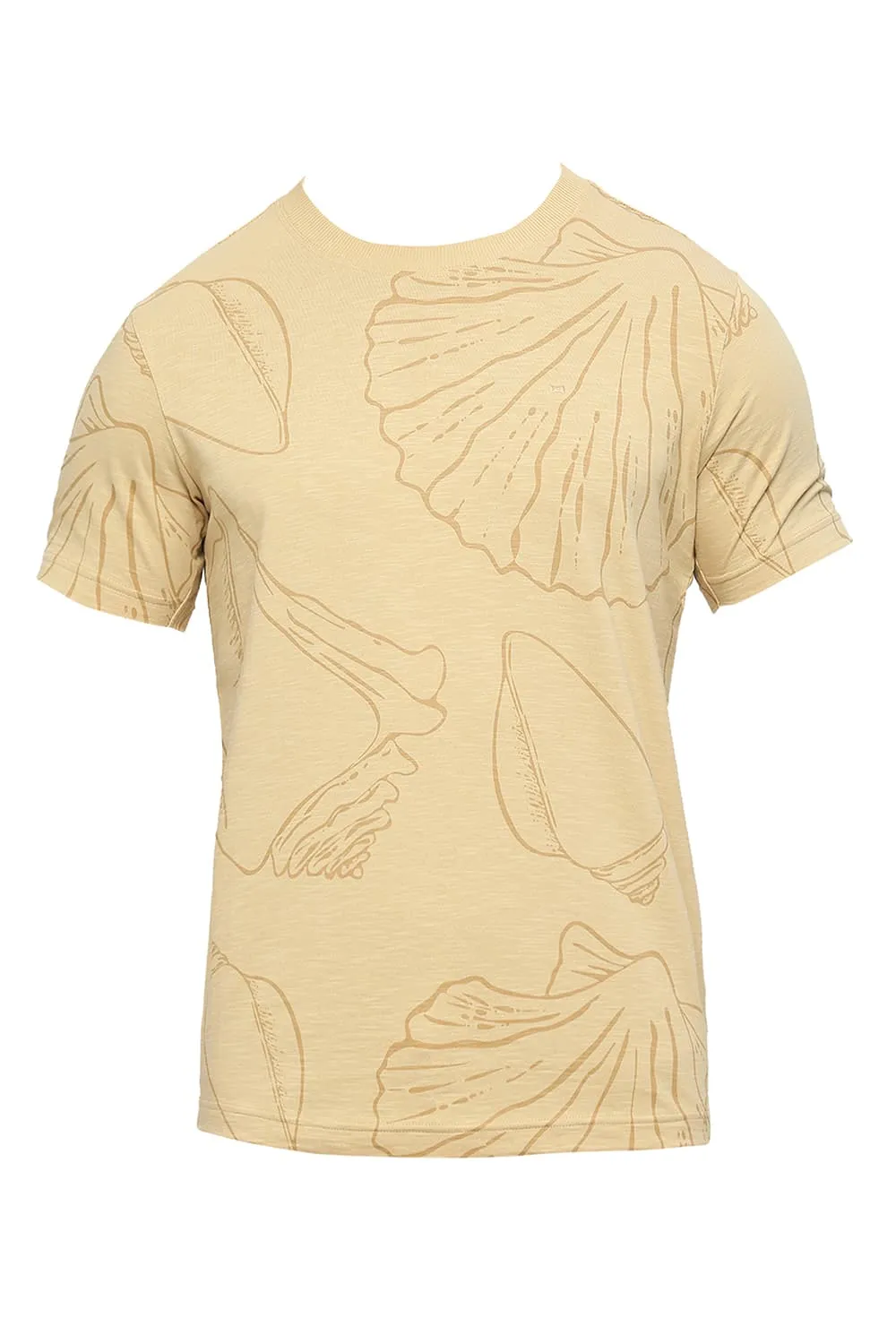 Muscle Fit Cotton Printed Crew T-shirts