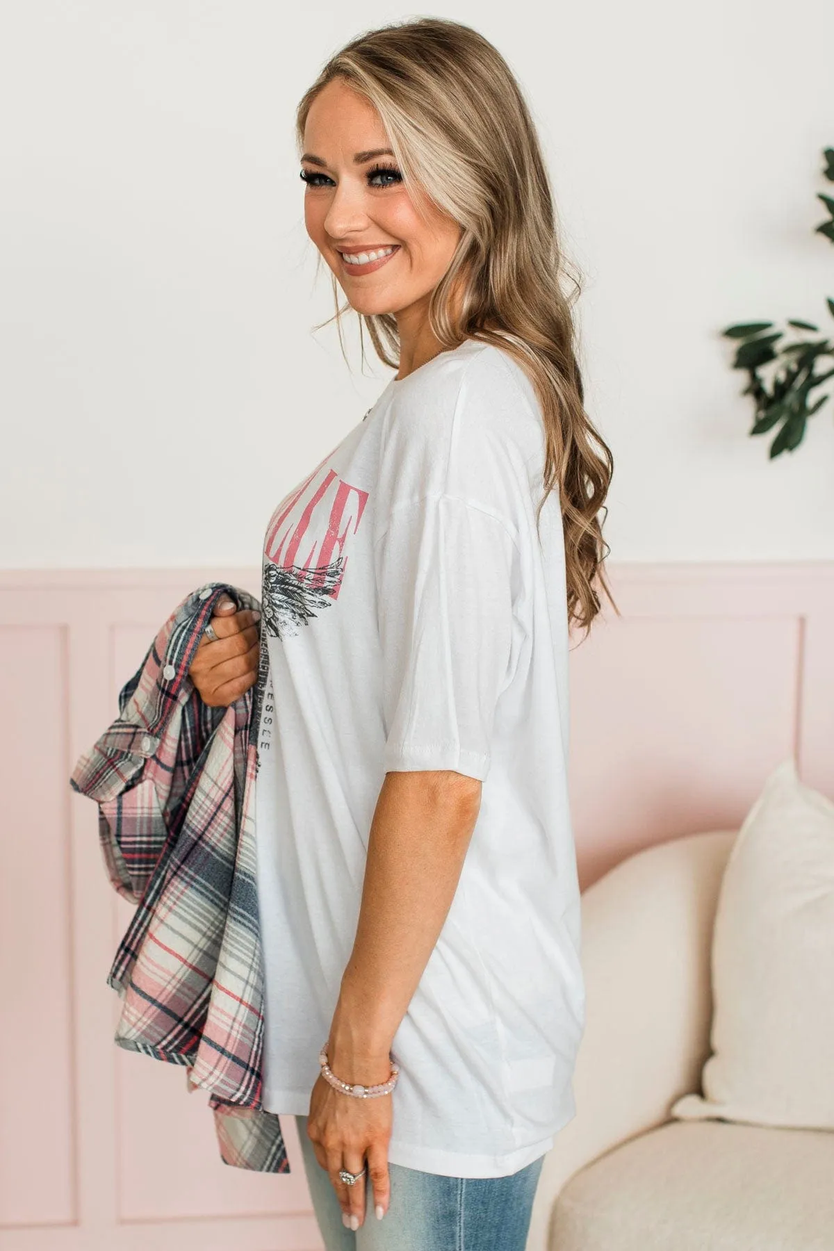 Nashville Sounds Graphic Tee- White