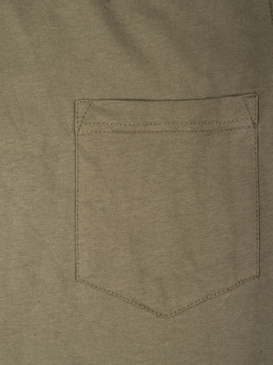Natural Moss Cotton Tee Shirt