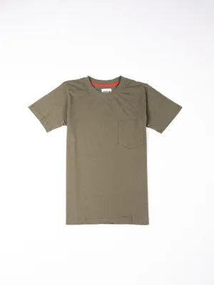 Natural Moss Cotton Tee Shirt