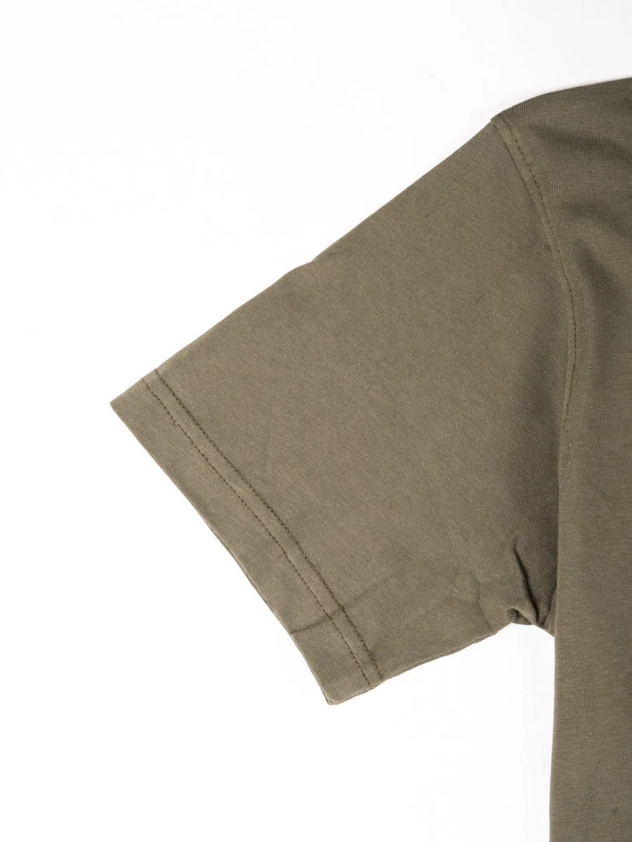 Natural Moss Cotton Tee Shirt