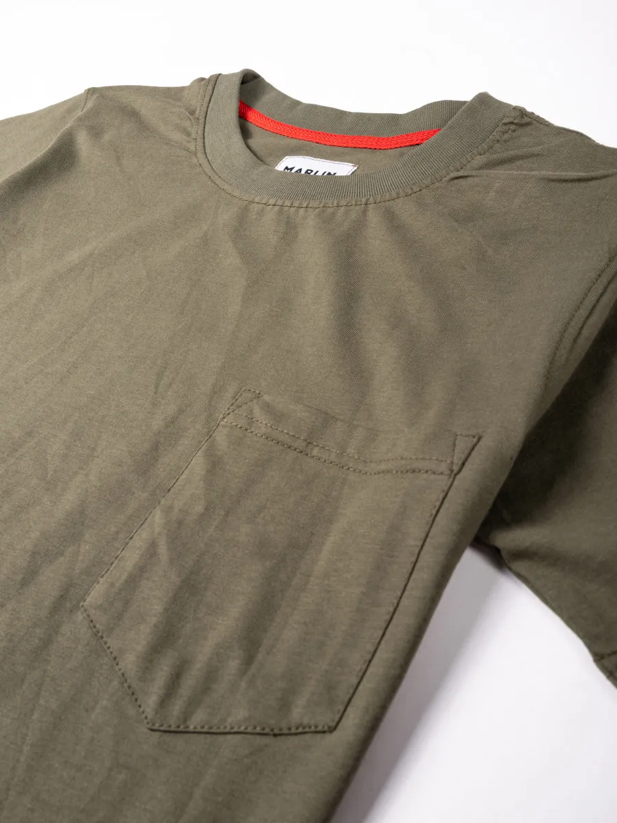 Natural Moss Cotton Tee Shirt