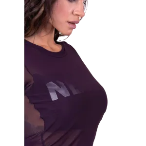 Nebbia Flash Mesh T-Shirt 665 - Burgundy