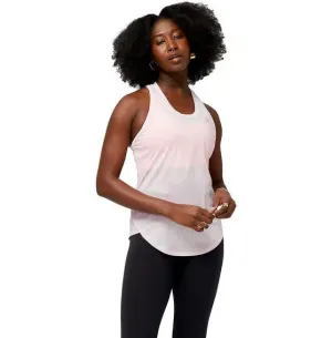 New Balance Women's Printed Accelerate Tank (Stone Pink)