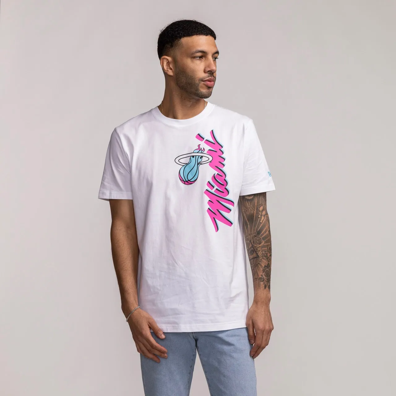 New Era Miami HEAT Original Vice Wordmark Tee
