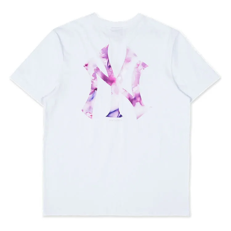New York Yankees MLB Sakura White Short Sleeve T-Shirt