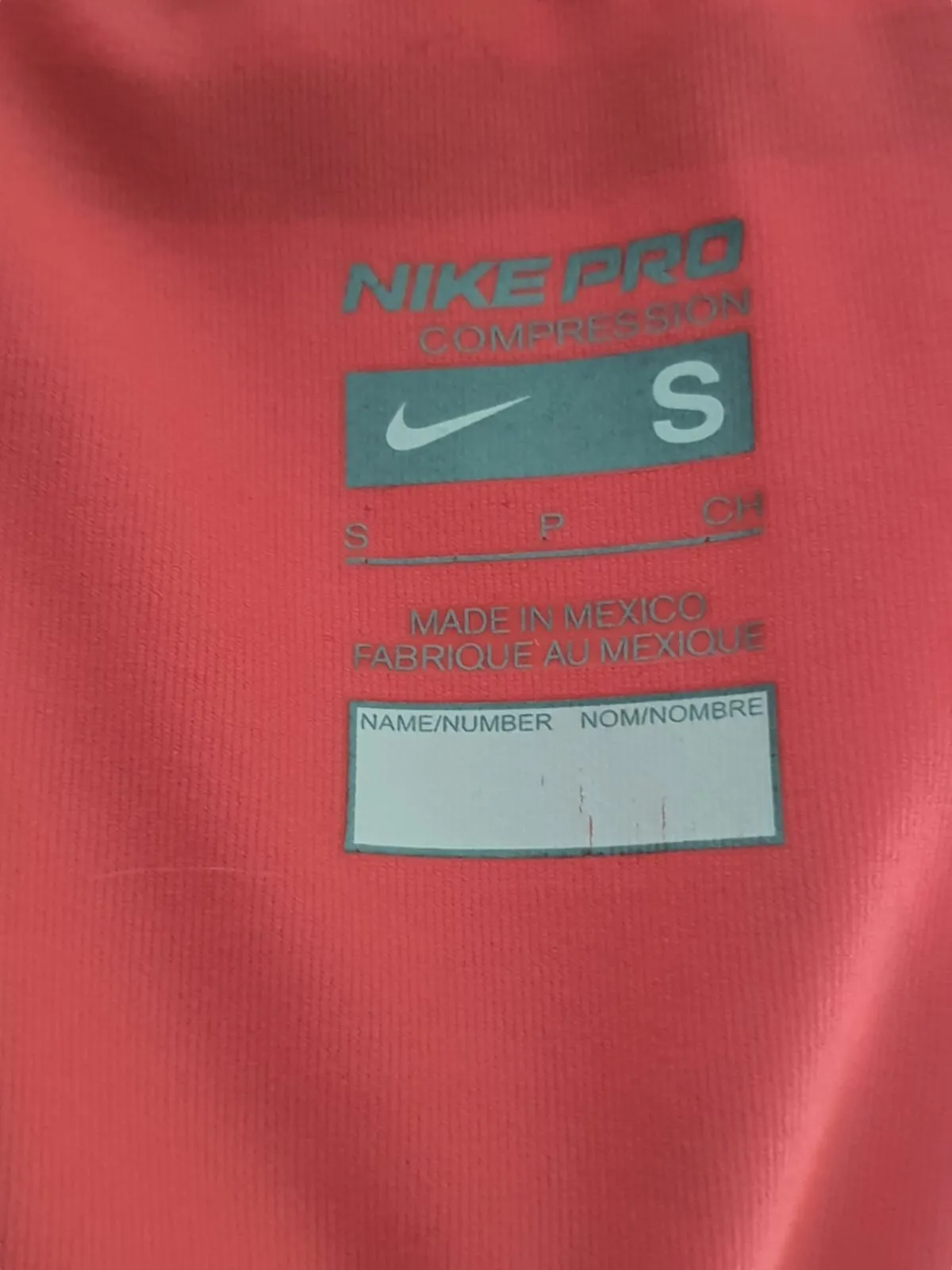 Nike Pro Orange Printed Cycling Short (S)
