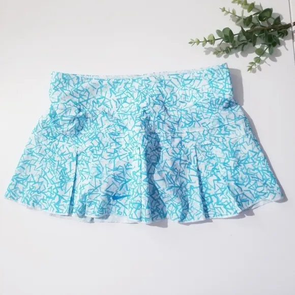 NIKE Womens Victory Printed Tennis Skort Skirt Run Gym Small