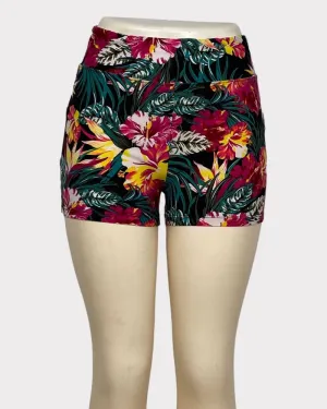 No Boundaries Floral Cycling Short ( L )