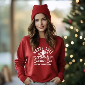 North Pole Milk & Cookies Christmas Jumper
