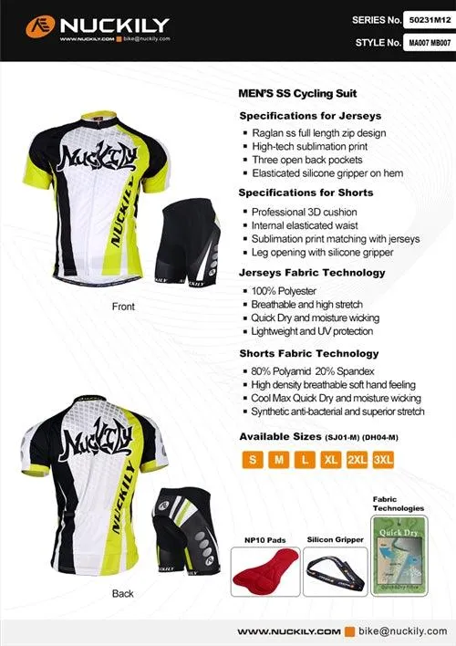 Nuckily MA007-MB007 Jersey and Shorts Set