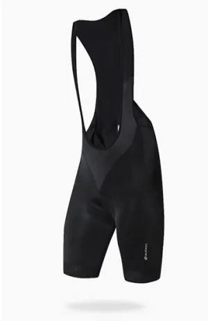 Nuckily MV002 Mens Cycling Bibshorts (Black)