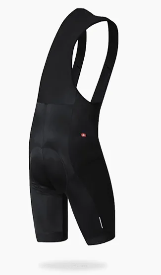 Nuckily MV002 Mens Cycling Bibshorts (Black)