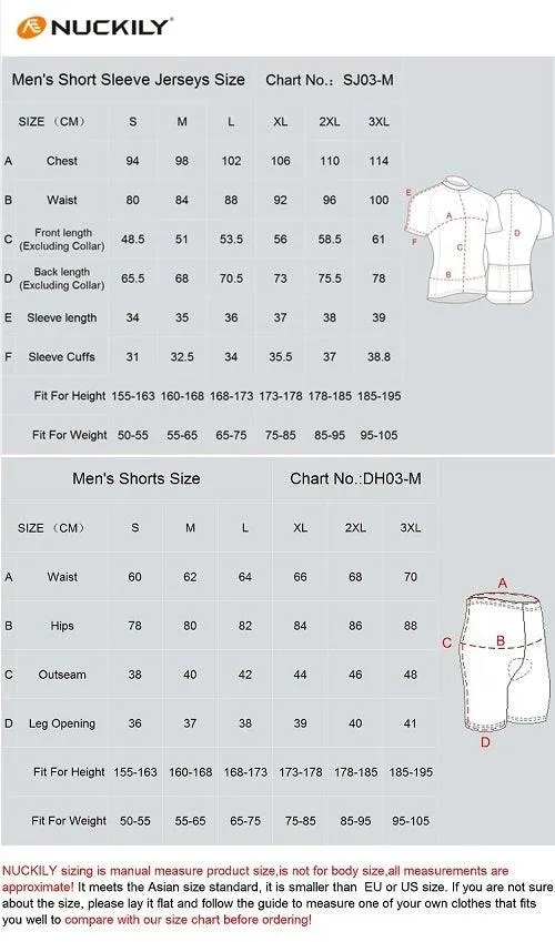Nuckily NJ601-NS355 Jersey and Shorts Set (Blue)