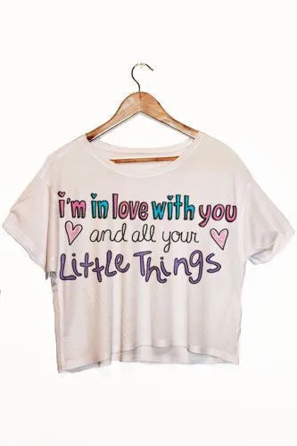 Nutella Print White Crop Tops Summer Short Sleeve T shirts Harajuku Fitness Women Fashion Kawaii T-shirt F1003