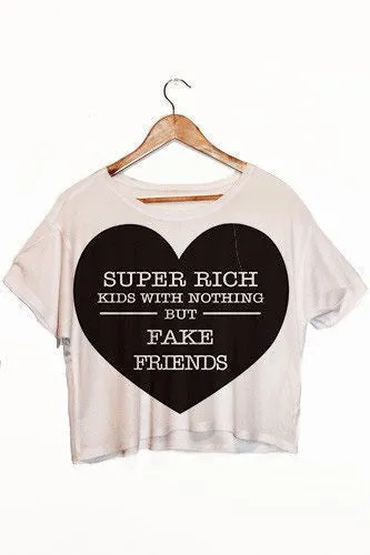 Nutella Print White Crop Tops Summer Short Sleeve T shirts Harajuku Fitness Women Fashion Kawaii T-shirt F1003
