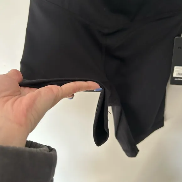 NWT 2-Pack 90 degrees Crossover Black Bike Shorts High Waist Stretch